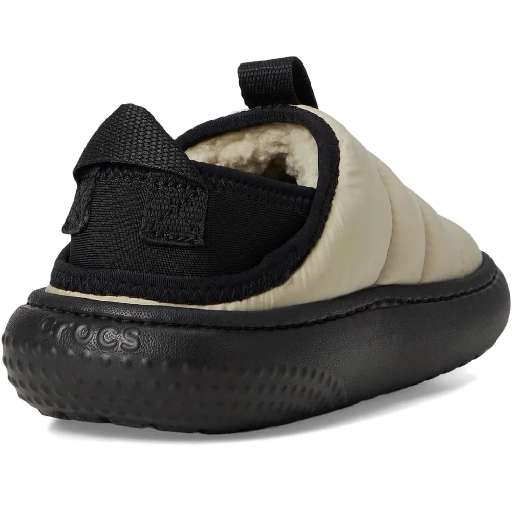 Crocs Unisex Classic Puff Moc Kids Medium Moth Multi Slip On Size 1 NEW